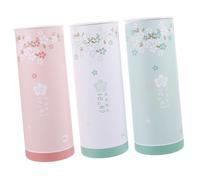 UTHCLO 3piezas Unidades Cilindros Pañuelos Coche Para Portavasos Recambio Fácil Extracción Diseño Moderno Decorativo Caja Resistente y Versátil Para Uso Diario Automóvil