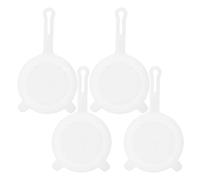 UTHCLO 4 coladores de malla fina: colador de plástico con cuchara y mango, herramienta de cocina para leche de soja, café, leche, yogur, zumo, té, miel, malla 100/200/300/400.