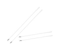 UTHCLO 4 Piezas Barra de Control para Verticales Varilla de Fibra de Vidrio con Gancho de Aleación Repuesto Resistente para Ajuste de Luz y Decoración de Ventanas