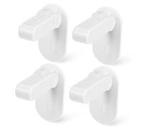 UTHCLO 4 Piezas Cerradura De Palanca Para Puerta Prueba De Cerradura De Seguridad Adhesiva Para Manilla De Puerta Infantil Para Proteger Bebés y Mascotas Casa