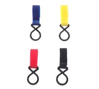 UTHCLO 4 piezas Ganchos para Carrito de Niña Ajustables Soporte Accesorios Multifuncionales para Cochecitos y Sillas de Ruedas Fácil Instalación Azul