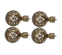 UTHCLO 4 Piezas Remates Decorativos para Barra de Cortina Abs Profesional para Hogar Accesorios Prácticos y Resistentes para Salón Dormitorio y Comedor