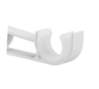 UTHCLO 4 Piezas Soporte de Barra de Cortina Brackets para Barras de Cortina Central portavasos aleación de Aluminio