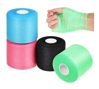 UTHCLO 4 rollos Cinta Atlética Pre Wrap Gruesa con Alta Elasticidad para Muñecas Tobillos Manos y Rodillas Resistente y Fácil de Usar para Deportes como Fútbol y Baloncesto