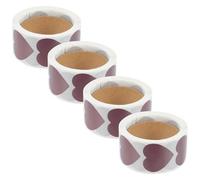 UTHCLO 4 Rollos Pegatinas Fácil de Personalizar Autoadhesivas Forma de para Rascar en Color, Material Pet Autoadhesivo para Fiestas y Celebraciones de Boda