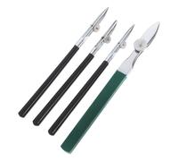 UTHCLO 4 Rotuladores Ajustables para Dibujo Técnico, Bolígrafos de Líneas Rectas en Líquido Enmascarador, Colores Verde y Negro, Tamaños Pequeño, Mediano, Grande y Extragrande,