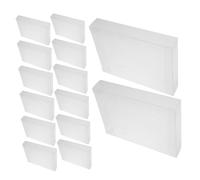 UTHCLO 40 Cajas Para Transparentes Para Festivales Rectangulares De Pvc Transparente