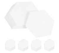 UTHCLO 400 Piezas Plantillas de Acolchado Hexagonales Plantillas de Patchwork Diy Reutilizables y para Proyectos de Manualidades y Técnicas de Acolchado