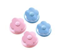 UTHCLO 4piezas Bolsa Filtro De Lavadora Forma De Flor Removedor De Cabello Creativo Reductor De Para Ropa Color Aleatorio