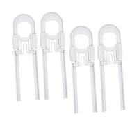 UTHCLO 4piezas Cerraduras De Seguridad Para Bebés Forma Cerraduras De Seguridad Infantiles Para Puertas Uso Interiores Para Armarios y Refrigeradores