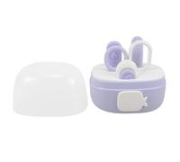 UTHCLO 4piezas Cortauñas Para Bebés Con Luz Led De Manicura Infantil De Incluye Cortauñas Tijeras De Seguridad Diseño Divertido y Almacenamiento Práctico