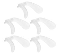 UTHCLO 5 Almohadillas Nasales de Silicona Acolchadas Transparentes para Gafas Tornillos, Antideslizantes y Cómodas para Uso Prolongado, Repuesto para Monturas y Gafas de Sol