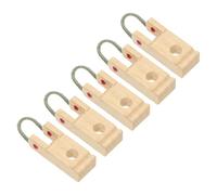 UTHCLO 5 Piezas Soportes de Madera para Pedestales Medios de Piano de Accesorios Duraderos para y Reparación de Pianos Antiguos Fácil Profesional y Personal