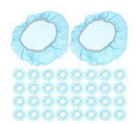 UTHCLO 50 Fundas Protectoras Antipolvo para Detectores de Incendios, Cubierta Decorativa Azul 1.5 Mm de Grosor, 10 Cm de Diámetro, Protección Resistente para Alarmas en Hogar y Oficina