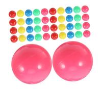 UTHCLO 50 Piezas Bolas Plásticas Coloridas para Sensoriales Infantiles Piscinas de Bolas y Demostraciones Educativas Diseño Hueco y Seguro para y Resolver Problemas de Probabilidad