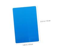UTHCLO 50 Piezas Tarjetas de Azul para Grabado Tarjetas Metálicas para Sublimación para Negocios