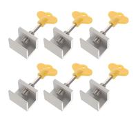 UTHCLO 6 Cerraduras de Seguridad Protección Prevención de Robos de Aleación de Aluminio para Ventanas Corredizas en Casa u Oficina