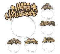 UTHCLO 6 Piezas Diadema de Año Ligera y Resistente para Fiestas Accesorio para Cabello Reutilizable y Decorativo para Carnaval y Bodas