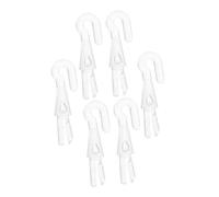 UTHCLO 6 Piezas Ganchos de Reemplazo para Varilla de Persiana Conector de Varilla de Ganchos de para Cortinas Accesorios Prácticos para