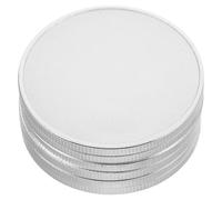 UTHCLO 6 Piezas Monedas Metálicas Aleación Resistente Bordes Roscados para y Manual para Proyectos DIY y Creación de Monedas Conmemorativas Personalizadas