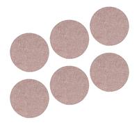 UTHCLO 6 Piezas Pantallas para Lámparas de Techo 6 Piezas Difusor de Tela 10 CM Diámetro Protector de Luz Suave Color Marrón Oscuro para Lámparas de Escritorio y Foco Antibrillo