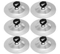 UTHCLO 6 Piezas Platillos de Dedo de Hierro para Percusión Manual Accesorios para Danza del Vientre Ligera y Duradera Adecuado para Fiestas y Actuaciones Musicales