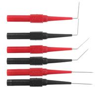 UTHCLO 6 piezas Sondas Prueba Multímetro Cobre Punta Ángulo Múltiple para Pruebas Eléctricas Precisas y Duraderas