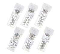 UTHCLO 60 Agujas para Máquinas de Coser Domésticas Acero Inoxidable Resistente al Desgaste Variedad Ha 60 Piezas 10 Unidades por Tamaño Aptas para Coser Tela Cuero y Manualidades
