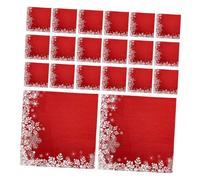 UTHCLO 60 Piezas Servilletas Navideñas Desechables con Diseño de de Rojo y Papel Absorbente para y Fiesta de Navidad Decoración Retro para Eventos Invernales
