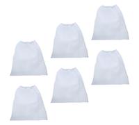 UTHCLO 6piezas Bolsa Colectora de Polvo para Aspirador de Manicura de Tela No Tejida Color Claro Accesorio Profesional para Salón de Uñas Práctica y Fácil de Instalar