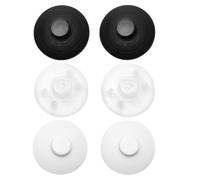 UTHCLO 6piezas Interruptor de Pedal Redondo para Lámparas Material Ignífugo Control Manos y Pies para Lámparas Escritorio Hogar