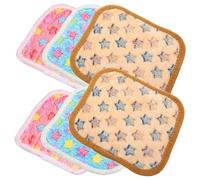 UTHCLO 6piezas Manta para Mascotas Suave y Cálida Tapete Cómodo para Hámster Forro Compacto para Jaulas De Hámster para Lecho Cobaya Casa