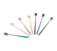 UTHCLO 7 Cucharas para Café de Acero Inoxidable Gran Resistencia y Diseño Robusto, Ideales para Mezclar Café y Té Hogar o Restaurante