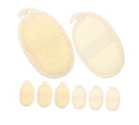 UTHCLO 8 Piezas Exfoliating Loofah Pads Natural Cotton Face Body Scrubber Deep Cleansing Shower Bath Pads For Women