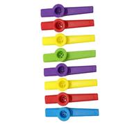 UTHCLO 8 Piezas Kazoo de Plástico para Niños Fácil de Transportar sin Necesidad de Teoría Musical Adecuado para Actividades al Aire Libre Color Aleatorio
