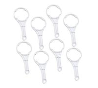 UTHCLO 8 Piezas Llave para Filtro de Agua de Plástico Herramienta Resistente para Purificadores Domésticos Compatible con Sistemas de Filtración Estándar Diseño Ergonómico y para Fácil