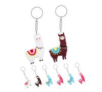 UTHCLO 8 Piezas Llaveros Alpaca Caricatura para Mujer Colgantes Decorativos para Mochila Bolso Regalo Fiesta Niñas