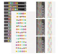 UTHCLO 8 piezas Pegatinas para Diapasón de Guitarra Adhesivas para Escalas y Notas Resistente Sudor y Desgaste para Guitarras Clásicas Acústicas y Eléctricas