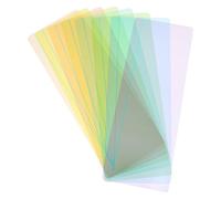 UTHCLO 8 Tiras de Lectura Guiadas de Pvc sin Olor, Marcador de Página Grande Líneas Horizontales en 8 Colores, Accesorios para Seguimiento y Enfoque Lectura, Ideales Adultos Dislexia