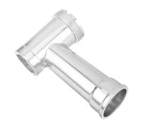 UTHCLO Accesorio para Picadora de Carne Eléctrica Cilindro de Aluminio de 3 Vías Compatible Repuesto para Máquina de Carne Tubo para Embutidora Pieza para Reparación Doméstica