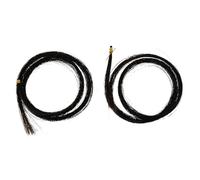 UTHCLO Accesorios Duraderos de Pelo de Caballo 2 Paquetes para Viola en Color Negro, No Dañan los Dedos y No se Deforman, Ideales para Reparación y Mantenimiento