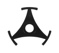 UTHCLO Adaptador para Eje de Disco de Vinilo 45 Revoluciones Adaptador Triangular de Plástico Negro para Tocadiscos 2 Piezas Accesorio Compacto para Fonógrafo y Uso en Fiestas Dj