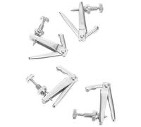 UTHCLO Afinadores Finos para Violín Tamaño 1/2 y 1/4, 4 Piezas de Repuesto Metálicas Plateadas, Ajustadores Precisos para Cuerdas de Instrumentos Musicales, Accesorios para Violines