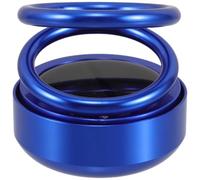 UTHCLO Ambientador para Coche Solar Giratorio con Doble Aro Suspendido, Difusor de Aromaterapia Interior Portátil con Fragancia Incluida para Decoración y Mejora del Aire Automotriz