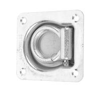 UTHCLO Anclaje de Amarre para Remolque de Acero al Carbono, Manija Empotrada Reinicio Automático, Gancho de Tracción para Piso de Furgoneta de Caja, Accesorio Resistente para Amarres