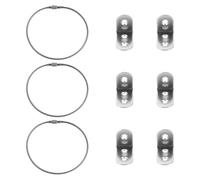 UTHCLO Anclajes Antivuelco para Muebles Infantiles 3 Unidades de Hierro Resistentes Correas de Seguridad para Estantes y Cómodas Protección Hogar