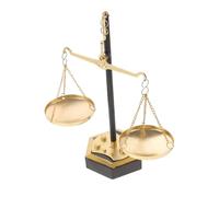 UTHCLO Báscula Metálica Decorativa para Oficina y Hogar Balanza Justicia Vintage para Sala y Estudio Adorno Equilibrio Armonía