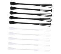 UTHCLO Batidor de Mano Manual de 10 Piezas Diseño de Doble Cabeza, Cuchara para Hornear y Batidor para Huevos, Utensilios de Cocina de Pp para Mezclar y Batir