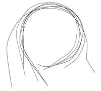 UTHCLO Bigotes de Gato Simulados de 15 Cm, 6 Piezas de Fieltro Suave de Color Negro para Manualidades Diy, Accesorios para Proyectos de Fieltrado Aguja, Juguetes de Simulación