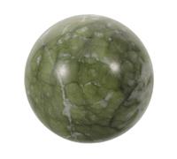 UTHCLO Bola de Cristal Natural de Jade Pulido 4-5 CM Adorno Feng Shui para Decoración del Hogar Esfera de Piedra Verde para Energía y Abundancia Escultura Tradicional China Suerte